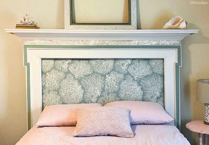 How To Turn an Old Fire Mantel Into a Headboard