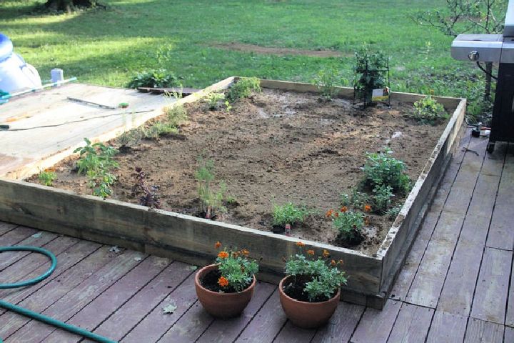 Raised Bed Deck Garden