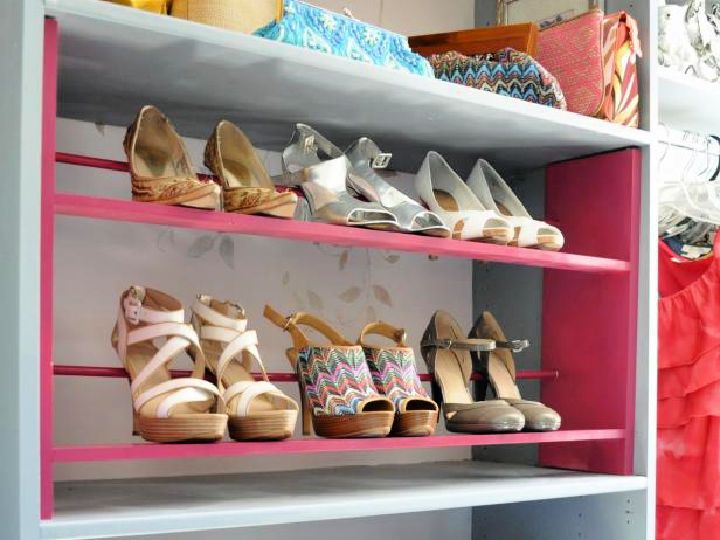 High Heels Hanger with BYGEL - IKEA Hackers | Easy shoe storage, Shoe  storage, Shoe organizer