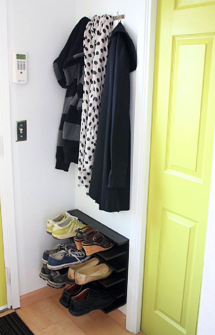 Shoe Rack For a Tight Space
