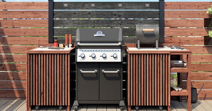 How  To Build an Outdoor Kitchen with Rolling Drawers