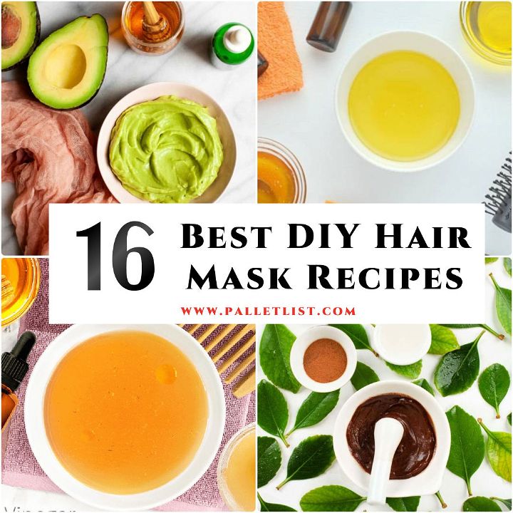 16 Homemade DIY Hair Mask Recipes That are Natural