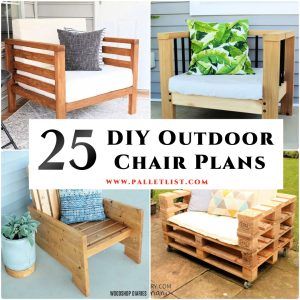 25 DIY Outdoor Chair Plans To Build - Pallet Ideas