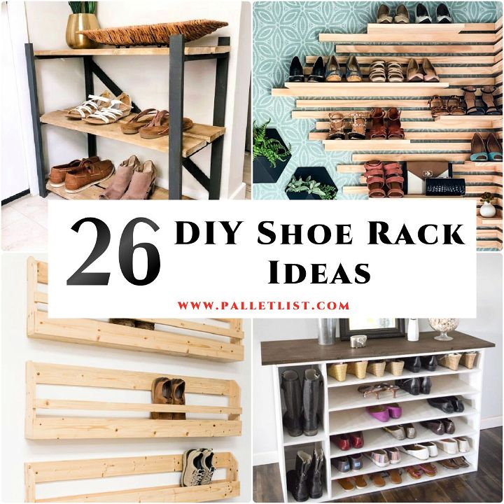 How To Make An Easy DIY Shoe Shelf Organizer in 30 Minutes or Less