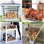 25 Homemade DIY Firewood Rack Plans for Storage - DIY Firewood Rack Ideas