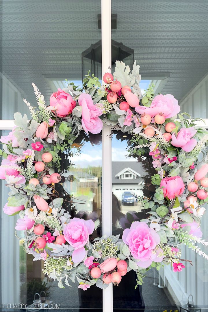 High- End Style Floral Spring Wreath 