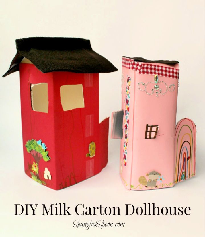 Milk Carton Dollhouse