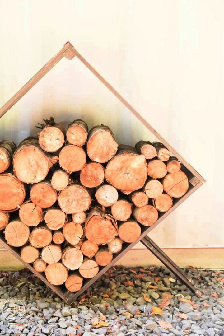 25 Homemade DIY Firewood Rack Plans for Storage