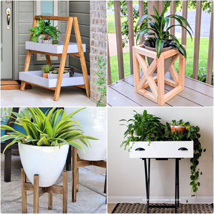 30 Homemade DIY Plant Stand Ideas Anyone Can Make   DIY Plant Stand Ideas 