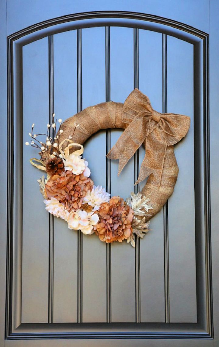 DIY Rustic Fall Wreath