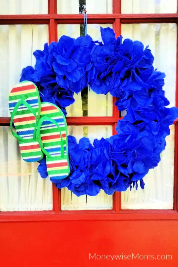 How To Make a Dollar Tree Summer Wreath