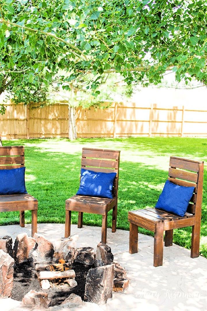 Easy DIY Fire Pit Outdoor Chairs