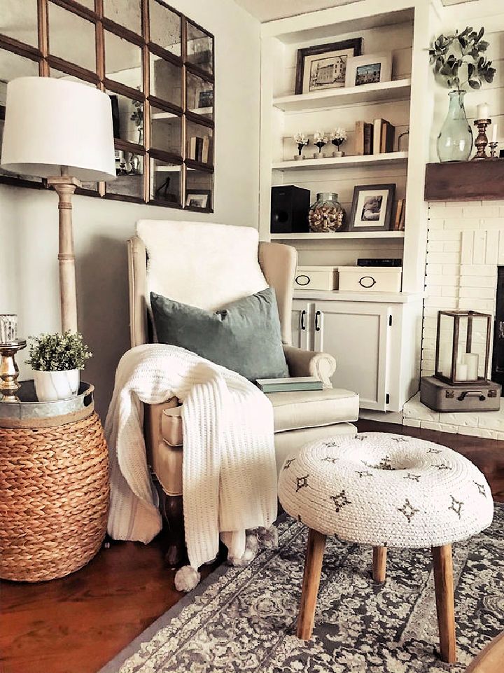 Easy DIY Footstool From an Old Table