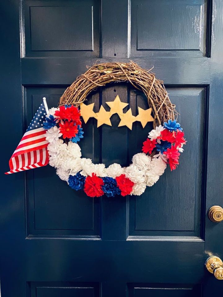 Patriotic Door Wreath 