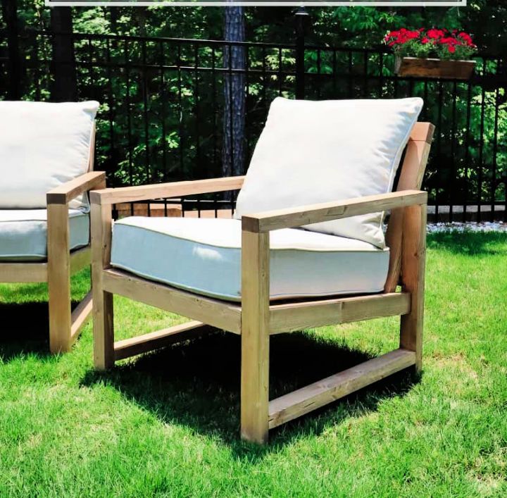 Slanted Back Outdoor Chair Plan