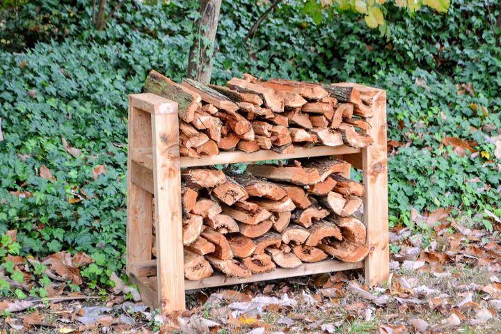 Small Firewood Rack with Free Plans
