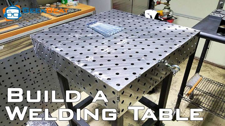 Welding Table with Holes