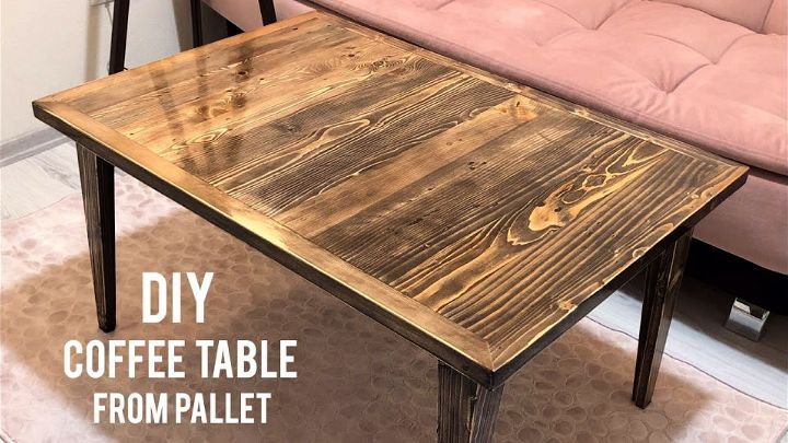  How to Build a Coffee Table From Pallet